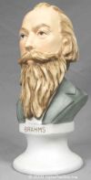 Bust of Johannes Brahms