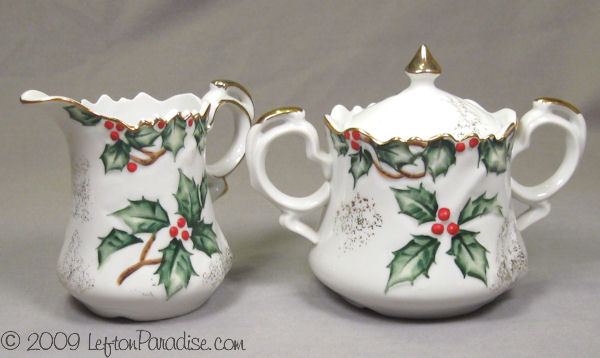 Beautiful Creamer and Sugar, NE1965 - Lefton