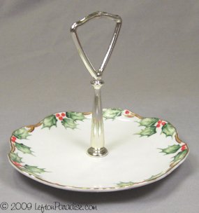 Holly Garland Single Tidbit Dish, NE2094 - Lefton