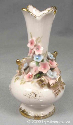 Pink Mini Vase, Forget-Me-Nots