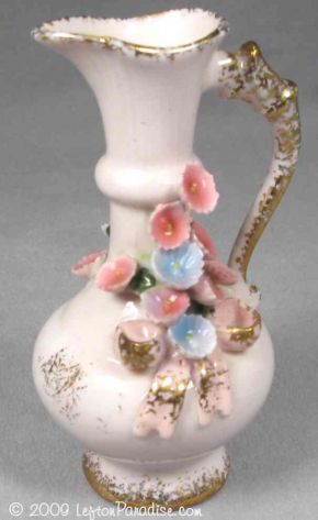 Ewer-shaped Mini Vase - Forget-Me-Nots